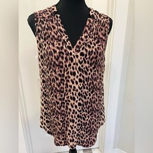 41 Hawthorn - Split Neck Sleeveless Blouse